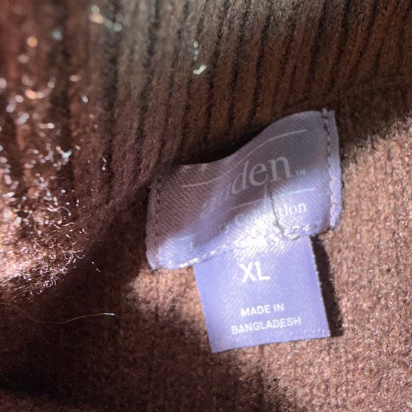 Women's Cable Sweater Wide Leg Pants - Auden™ Heather Brown - XL - Picture 7 of 10